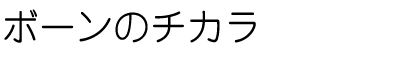 ボーンのチカラ
